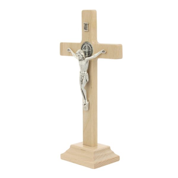 Krzyż benedyktyński stojący 19 cm - obrazek 2