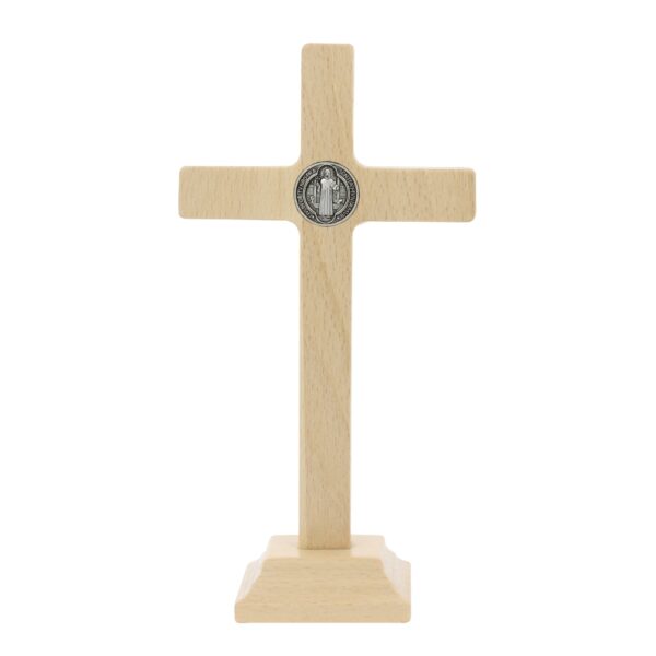 Krzyż benedyktyński stojący 19 cm - obrazek 5