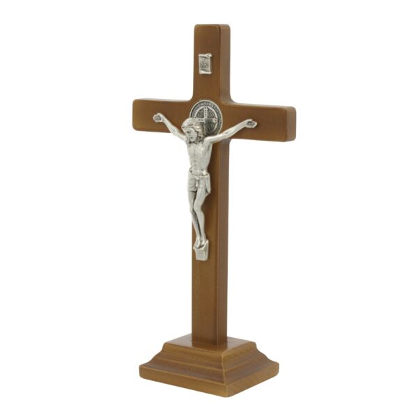 Krzyż benedyktyński stojący 19 cm - obrazek 6