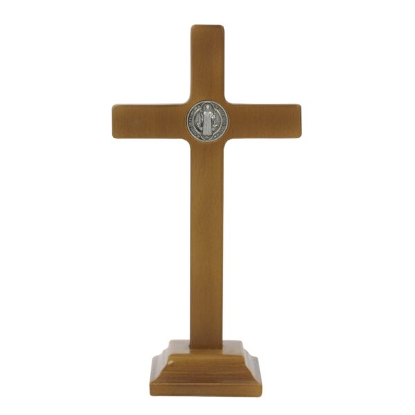 Krzyż benedyktyński stojący 19 cm - obrazek 4