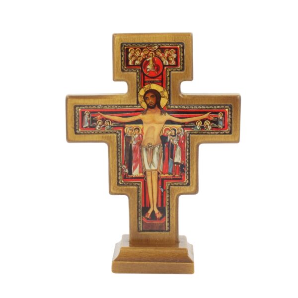 Krzyż Franciszkański stojący 14 cm - obrazek 2