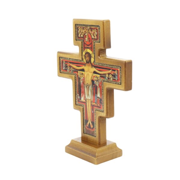 Krzyż Franciszkański stojący 14 cm - obrazek 3