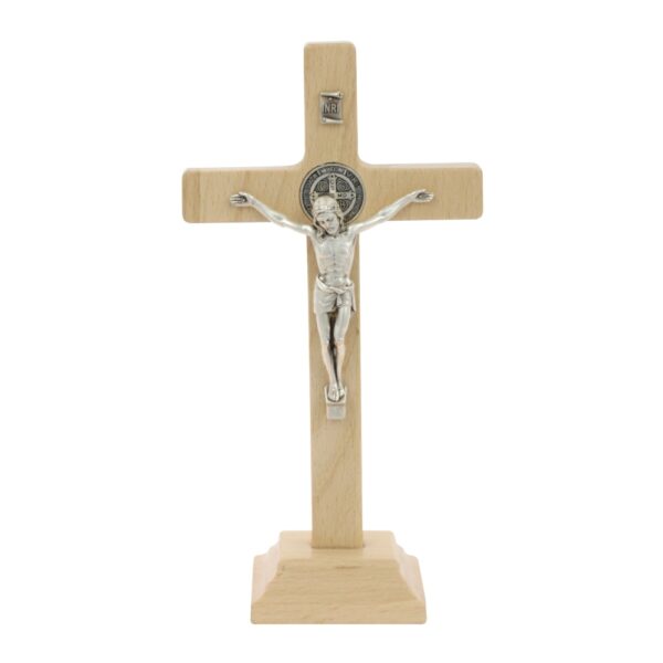 Krzyż benedyktyński stojący 19 cm - obrazek 7