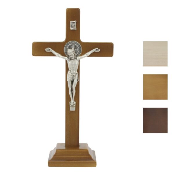 Krzyż benedyktyński stojący 18 cm