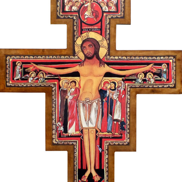 Krzyż Franciszkański wiszący 140 cm - obrazek 5