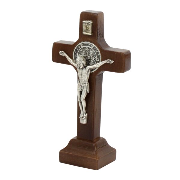 Krzyż benedyktyński stojący 9 cm - obrazek 9