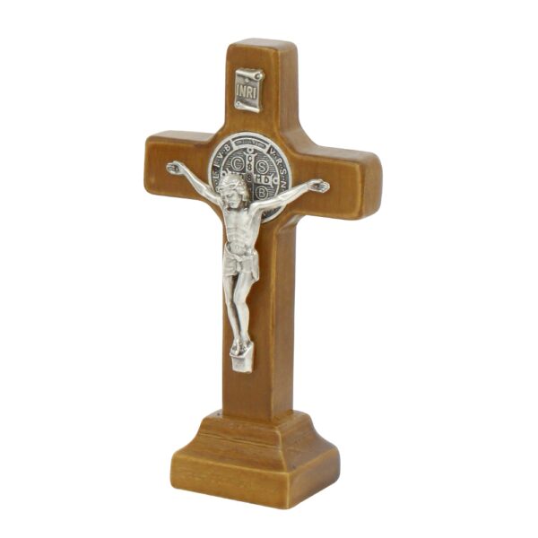 Krzyż benedyktyński stojący 9 cm - obrazek 10