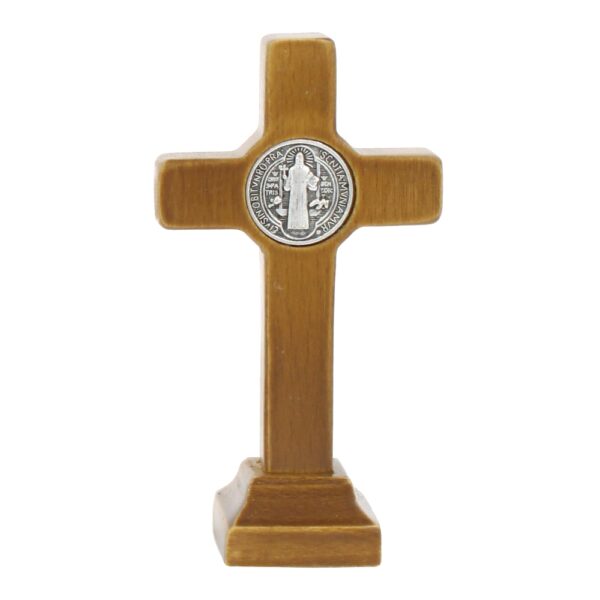 Krzyż benedyktyński stojący 9 cm - obrazek 6
