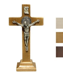 Krzyż benedyktyński stojący 12 cm