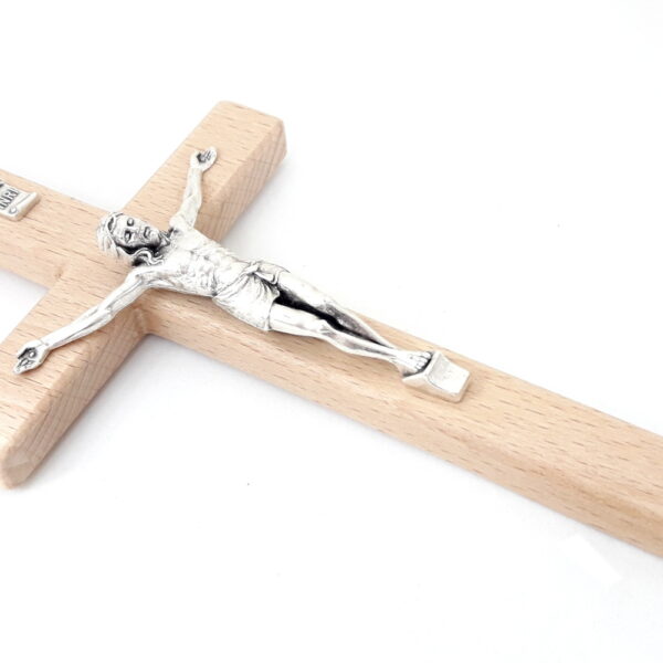 Krzyżyk drewniany prosty 18 cm - obrazek 7