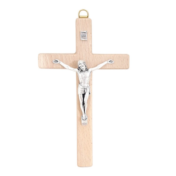 Krzyżyk drewniany prosty 18 cm - obrazek 6