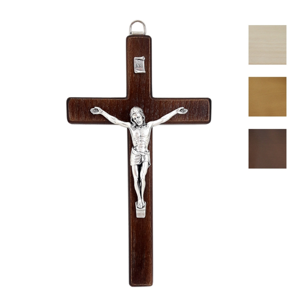 Krzyżyk drewniany prosty 18 cm