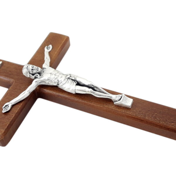 Krzyżyk drewniany prosty 18 cm - obrazek 3