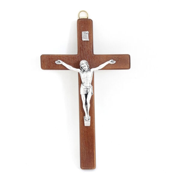 Krzyżyk drewniany prosty 18 cm - obrazek 2