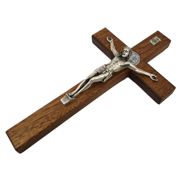 Drewniany Krzyż św. Benedykta 26 cm