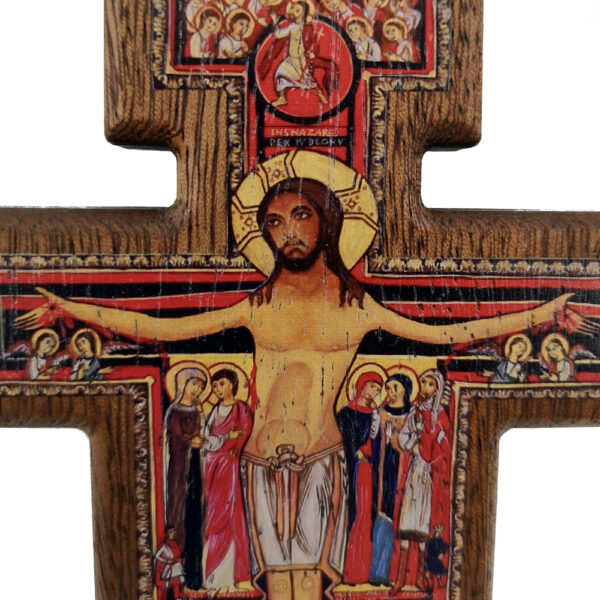 Krzyżyk Franciszkański wiszący 13 cm - obrazek 3