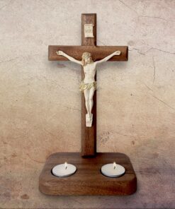 Alternative view of Ołtarzyk drewniany z drewna egzotycznego - korpus z żywicy